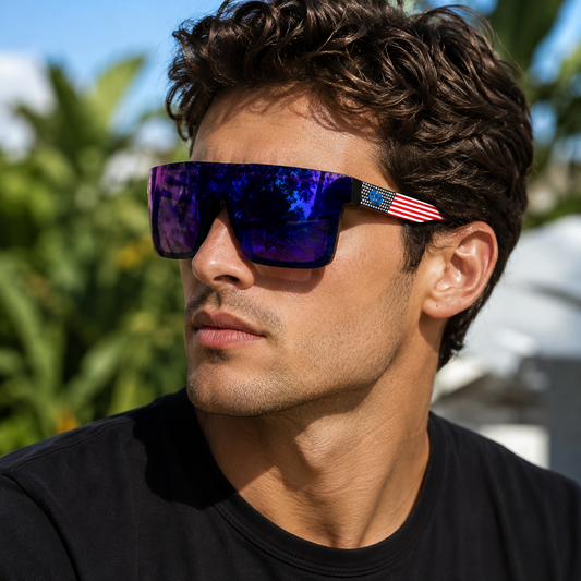 Rimless Square Sunglasses – 6 Colours | One Size | Polycarbonate