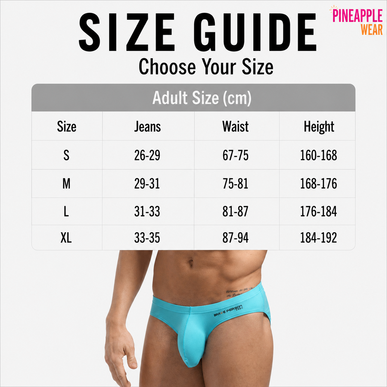 Pouch Brief – 6 Colours | S–XL | Cotton