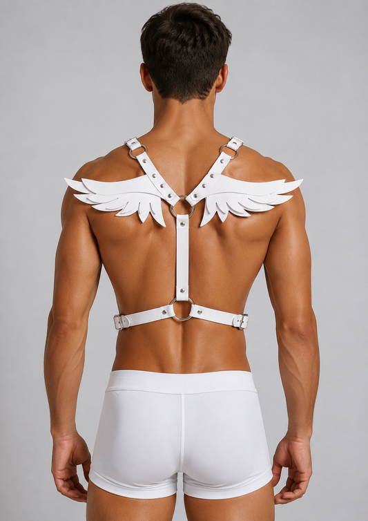 Angel Wings Harness Belt – 6 Colours | Synthetic Leather