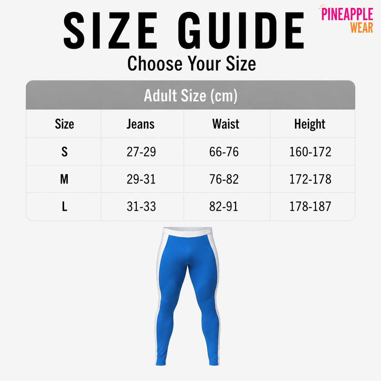 Compression Long Tights – 4 Colours | S–L | Nylon & Lycra