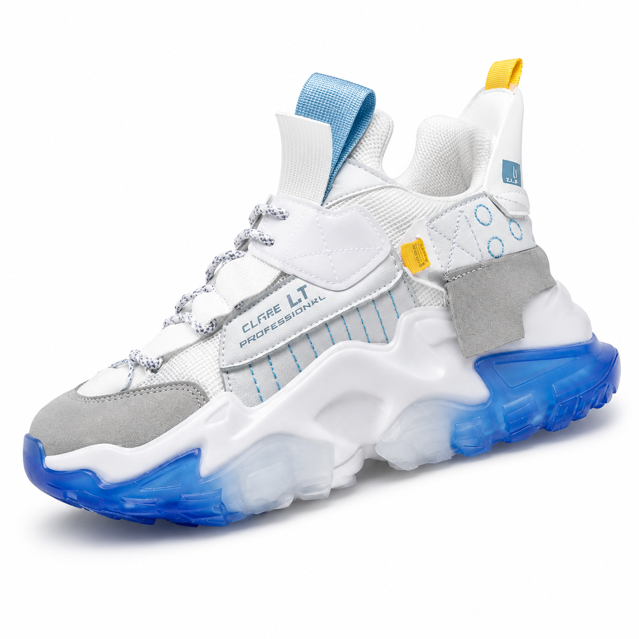 Classic Low-Top Sneakers | White & Blue | EU 39β48