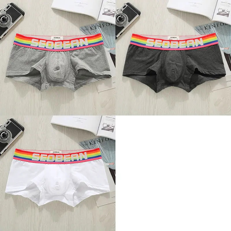Cotton Boxer Shorts 3-Pack – 6 Colours | M–2XL | Cotton & Elastane