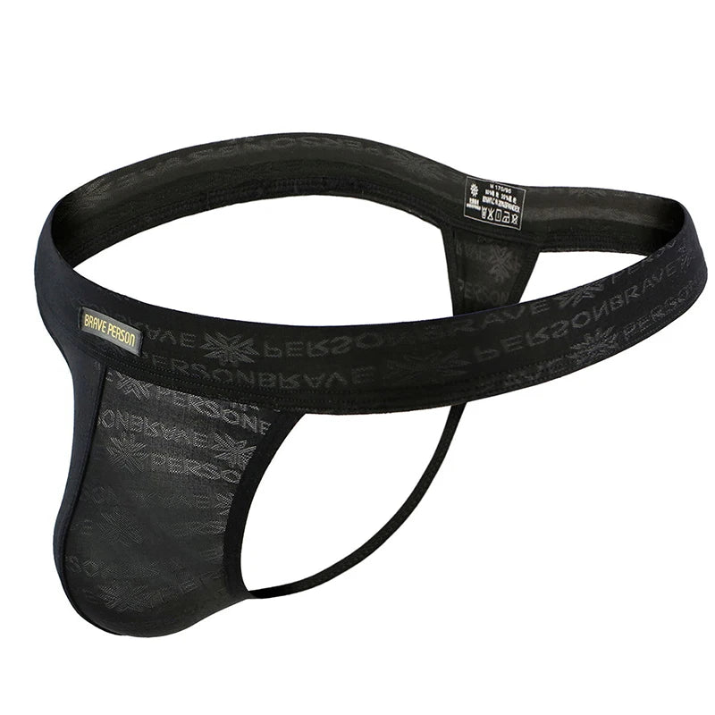 Sheer Mesh Thong – 4 Colours | S–XL | Nylon