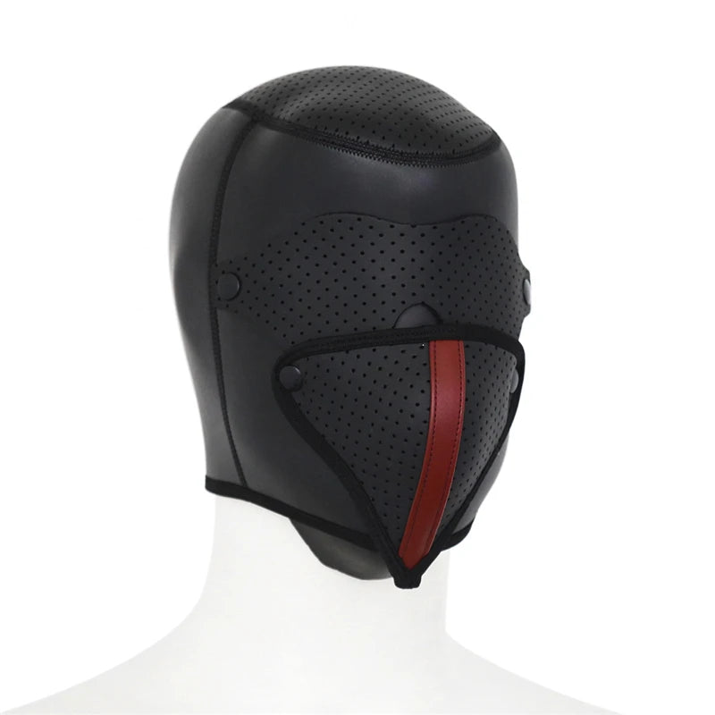 Neoprene Hawk Mask β Premium Fetish Mask with Removable Mouth & Eye Piece