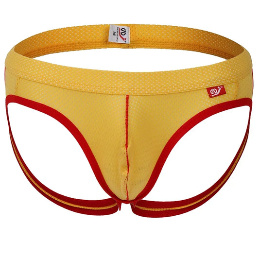 Low-Rise Mesh Jockstrap – 6 Colours | S–XL | Polyester & Spandex