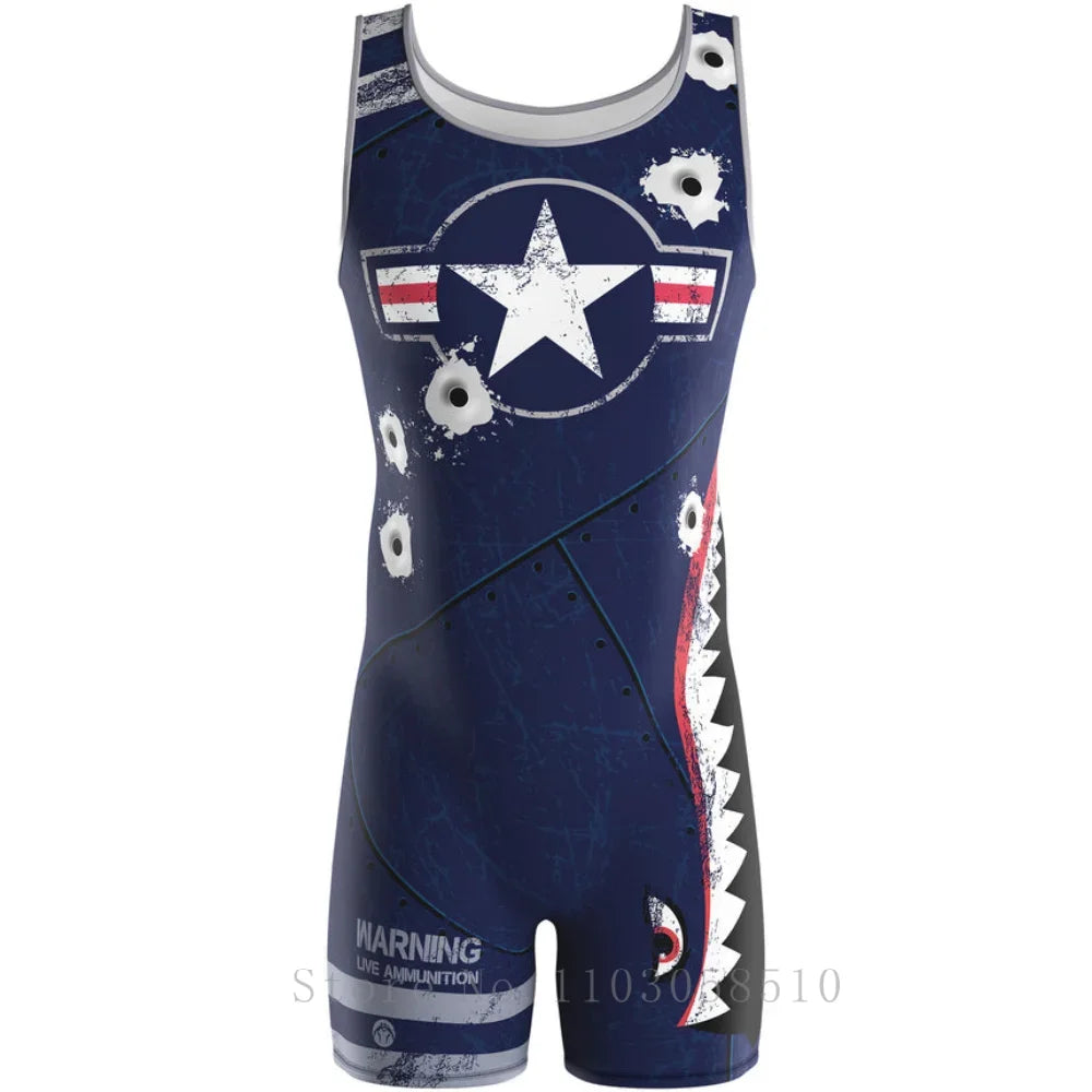 Dog Fight Singlet – 4 Colours | M–2XL | Stretchy Knit
