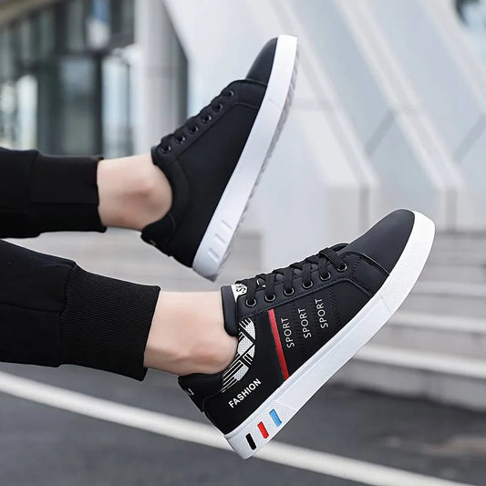 Low-Top Skate Sneakers | Black | EU 39β48