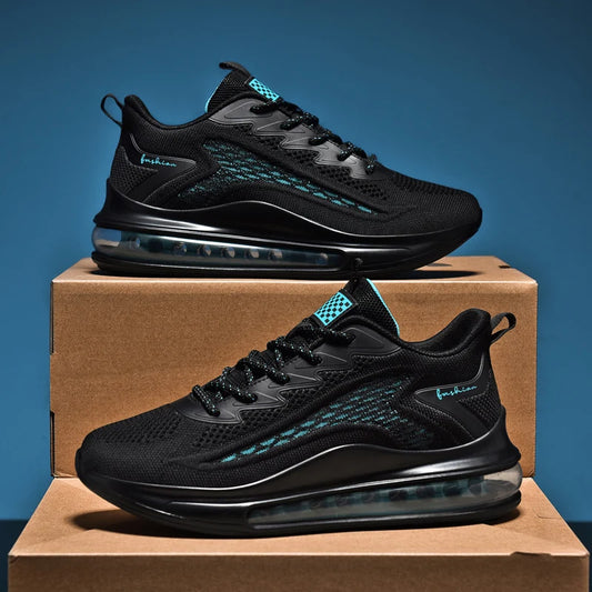 Classic Low-Top Sneakers | Black & Blue | EU 39β48