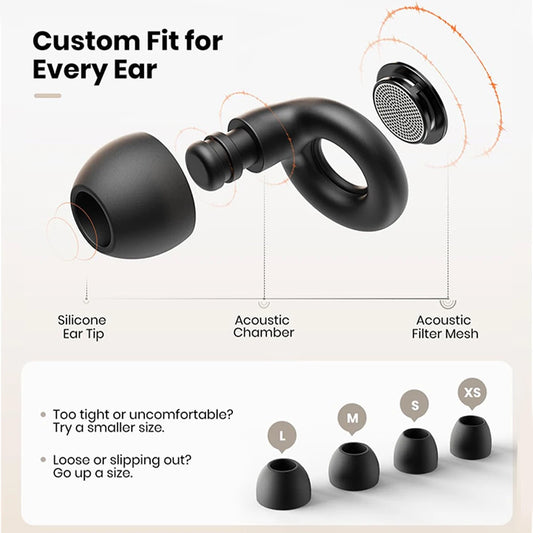 Silicone Ear Plugs – 4 Colours | 25dB Noise Reduction