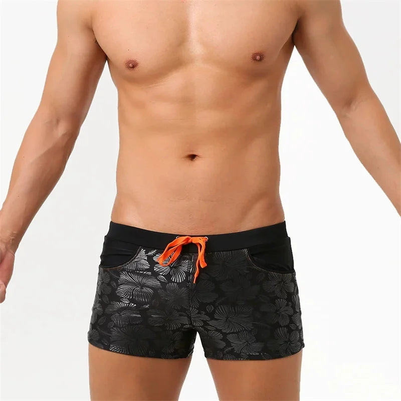 Swim Short | Blue & Black | M–XXL