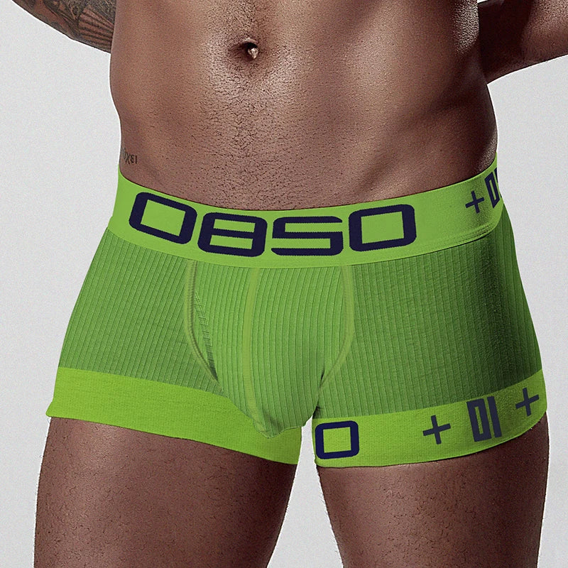 Ribbed Boxer Short β 6 Colours | Mβ2XL | Cotton & Lycra