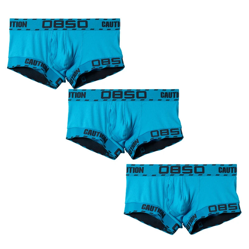Caution Boxershort 3-Pack β 4 Colours | Mβ2XL | Cotton