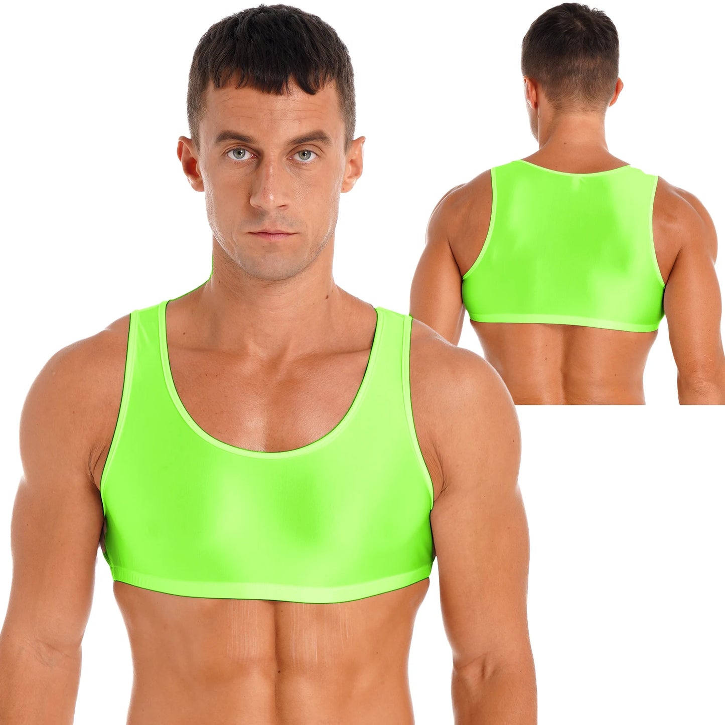 Men's Crop Top Tank | 9 Colours | M–XL