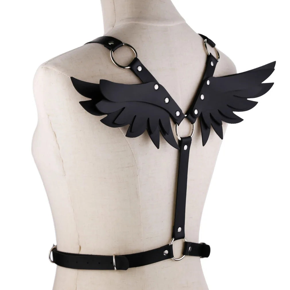 Angel Wings Harness Belt – 6 Colours | Synthetic Leather
