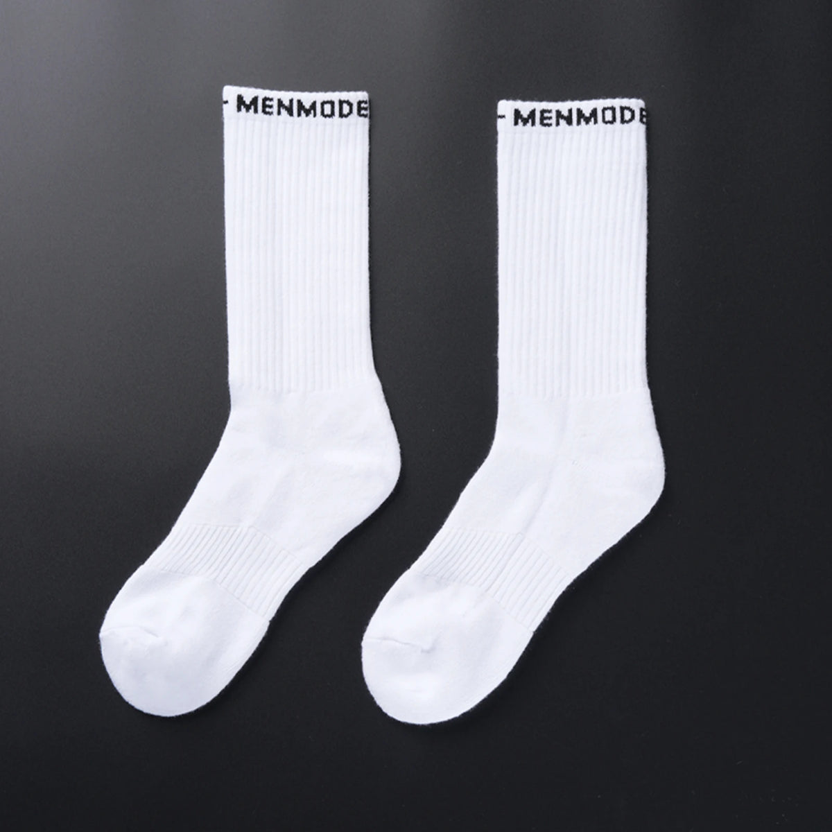 Terry Cushion Crew Socks – White | One Size | Cotton, Polyester & Spandex