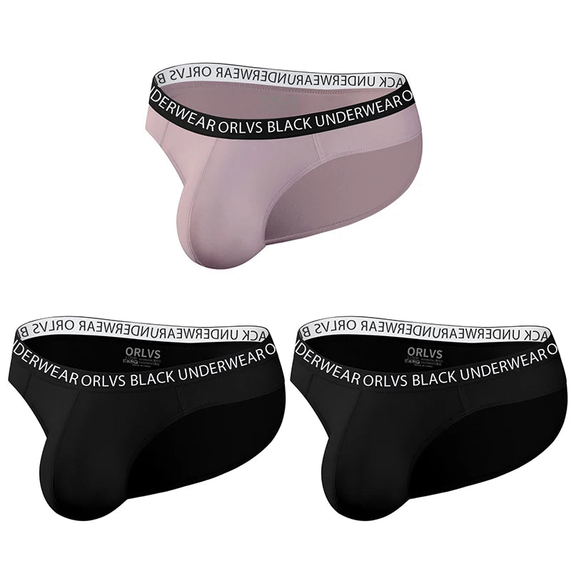 Men's Hip Briefs 3-Pack | 10 Different Sets | M–2XL