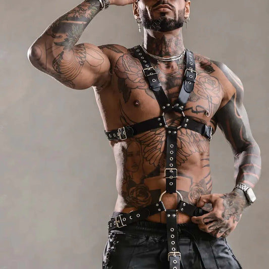 Full Body Harness – Adjustable Bold Strap Harness | 2 Styles