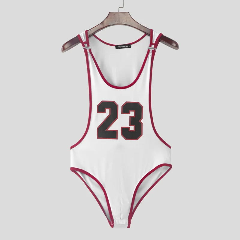 Patchwork Bodysuit β Sleeveless Stretch Bodysuit | Sβ3XL