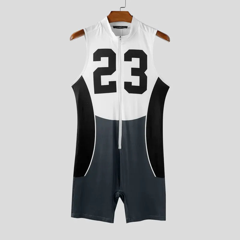 Wrestling Bodysuit β Red, Blue & Black | Sβ5XL | Polyester & Lycra