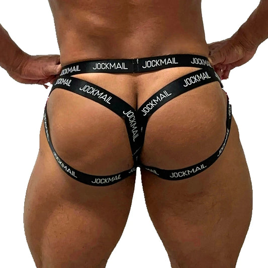 Hollow Pouch G-String Jockstrap – 10 Colours | M–XL | Nylon & Elastane