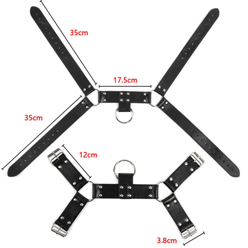 Butch Body Harness β Black | One Size | Faux Leather