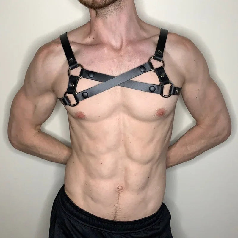 Body Harness Crossed Chest β X-Strap Bold Statement Harness | One Size