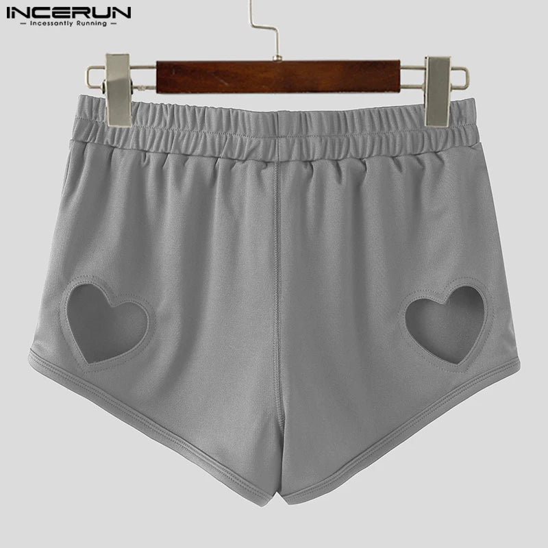 Men's Hollow-Out Heart Shorts – Sexy Oversize Streetwear | S–5XL