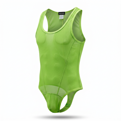 Jockmail Mesh Bodysuit Jockstrap – 6 Colours | M–XL | Nylon & Elastane