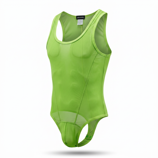 Jockmail Mesh Bodysuit Jockstrap – 6 Colours | M–XL | Nylon & Elastane