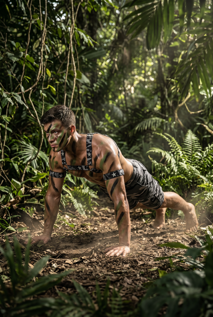 Pineapple-Wear Camouflage Nylon Harness | 4 Camo Styles | One Size