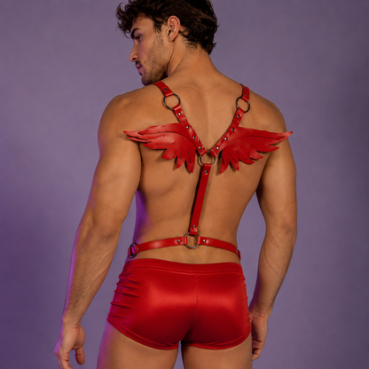 Angel Wings Harness Belt – 6 Colours | Synthetic Leather