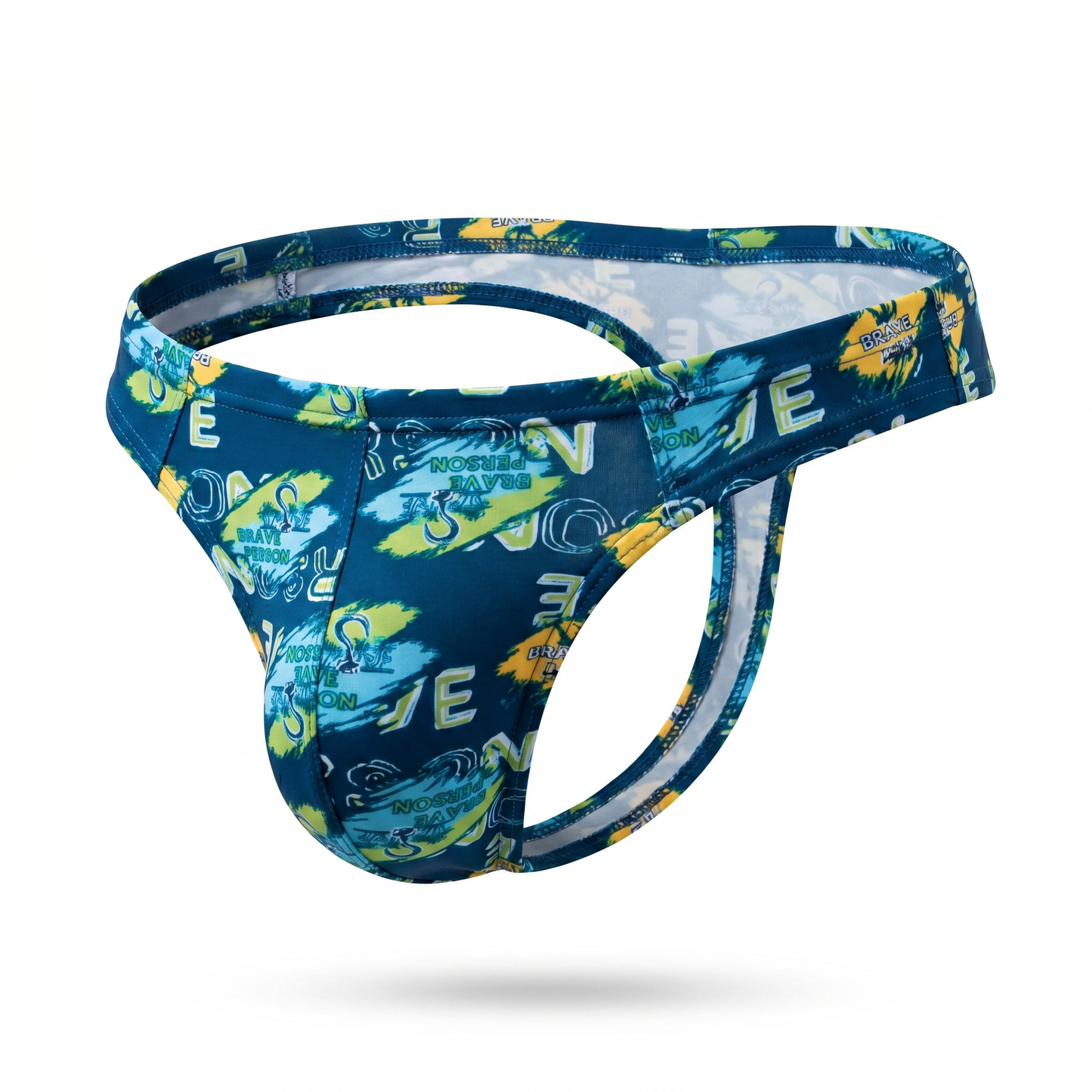 Novelty Print Thong – 5 Prints | S–XL | Nylon, Polyester & Lycra