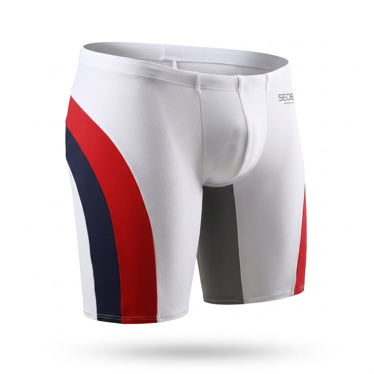 Men's Low-Rise Swim Shorts – 4 Colours | M–2XL | Nylon & Spandex