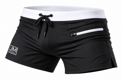 Jockmail Contrast-Waist Swim Shorts – 5 Colours | M–2XL