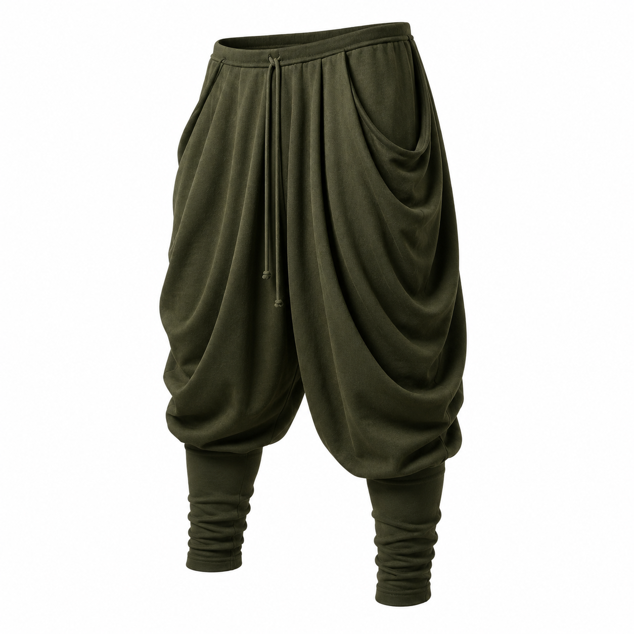 Solid Colour Harem Pants | Drawstring | 3 Colours | S–5XL