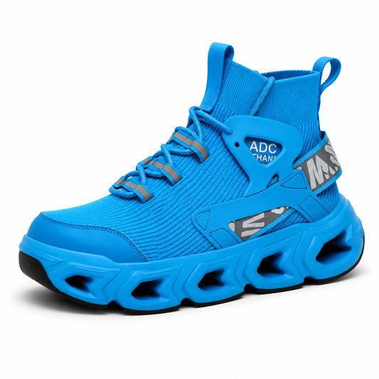 Geometric Fabric Sneaker | Lightweight EVA | Blue | EU 39–46