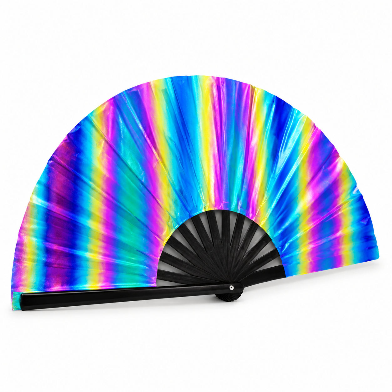 Printed Folding Fan – 6 Designs | Bamboo & Fibre Cloth | 68cm
