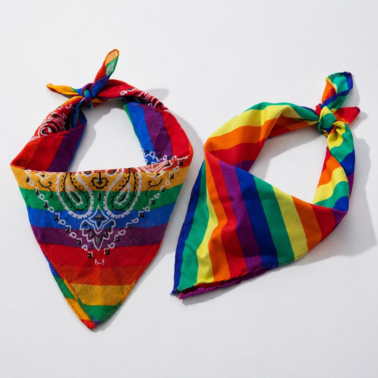 Rainbow Pride Hair Scarf – 4 Options | Yarn | Headband & Turban