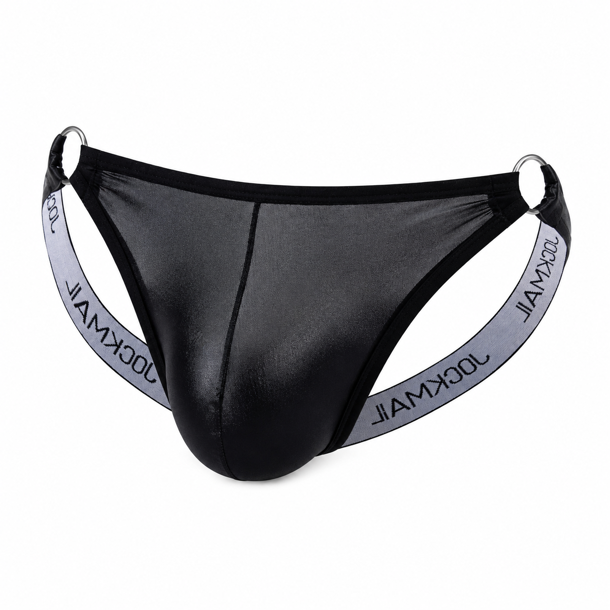 Ice Silk T-Back Jockstrap with Leg Straps – 5 Colours | M–XL | Polyamide & Elastane