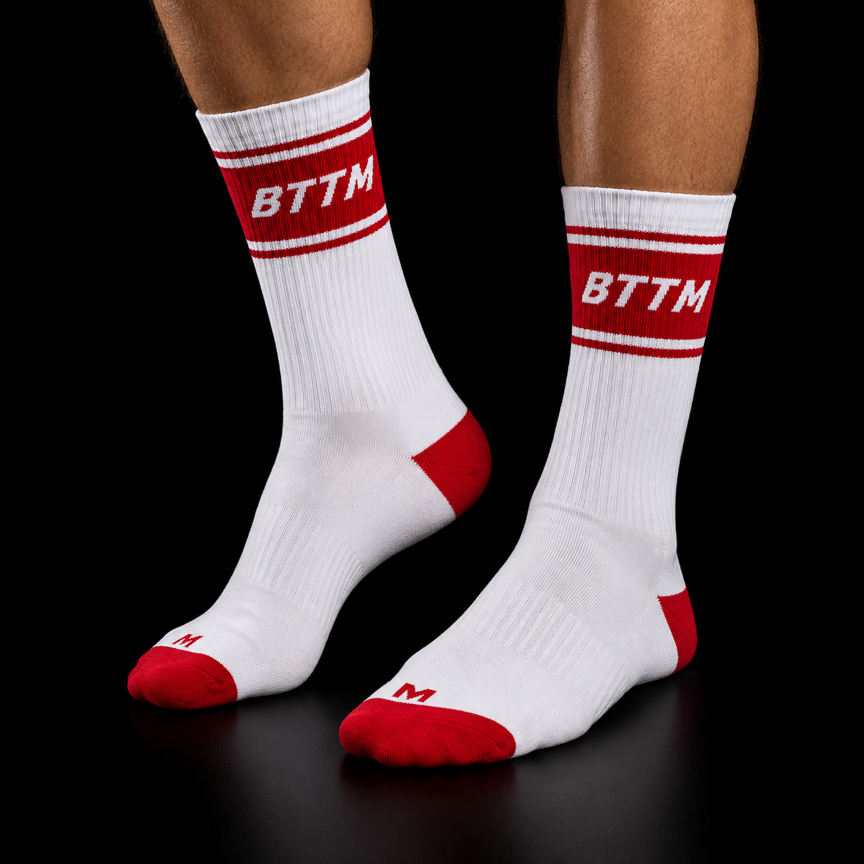 Sports Crew Socks – 6 Colours | One Size 38–44 | Polyester & Elastane