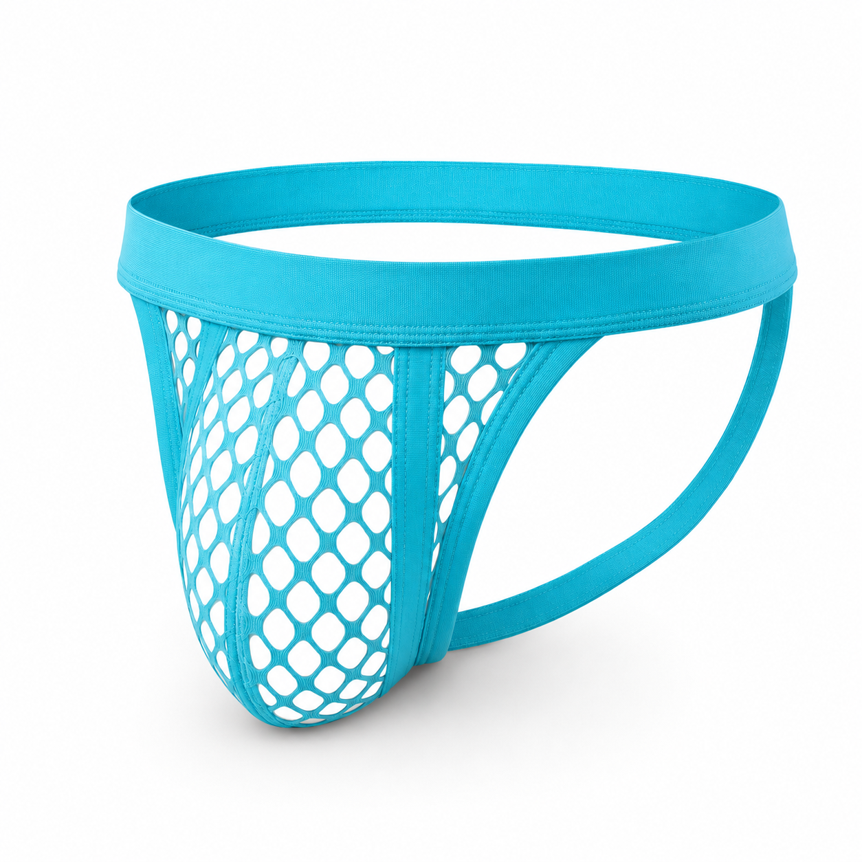 Mesh Jockstrap – Beige, Black, Blue, White & Yellow | S–XL | Polyester & Lycra