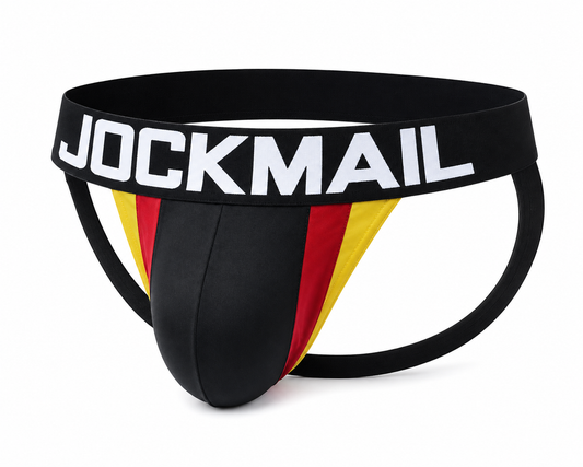 Cotton Jockstrap – Red, Blue, Black & Navy | M–2XL | Cotton & Lycra