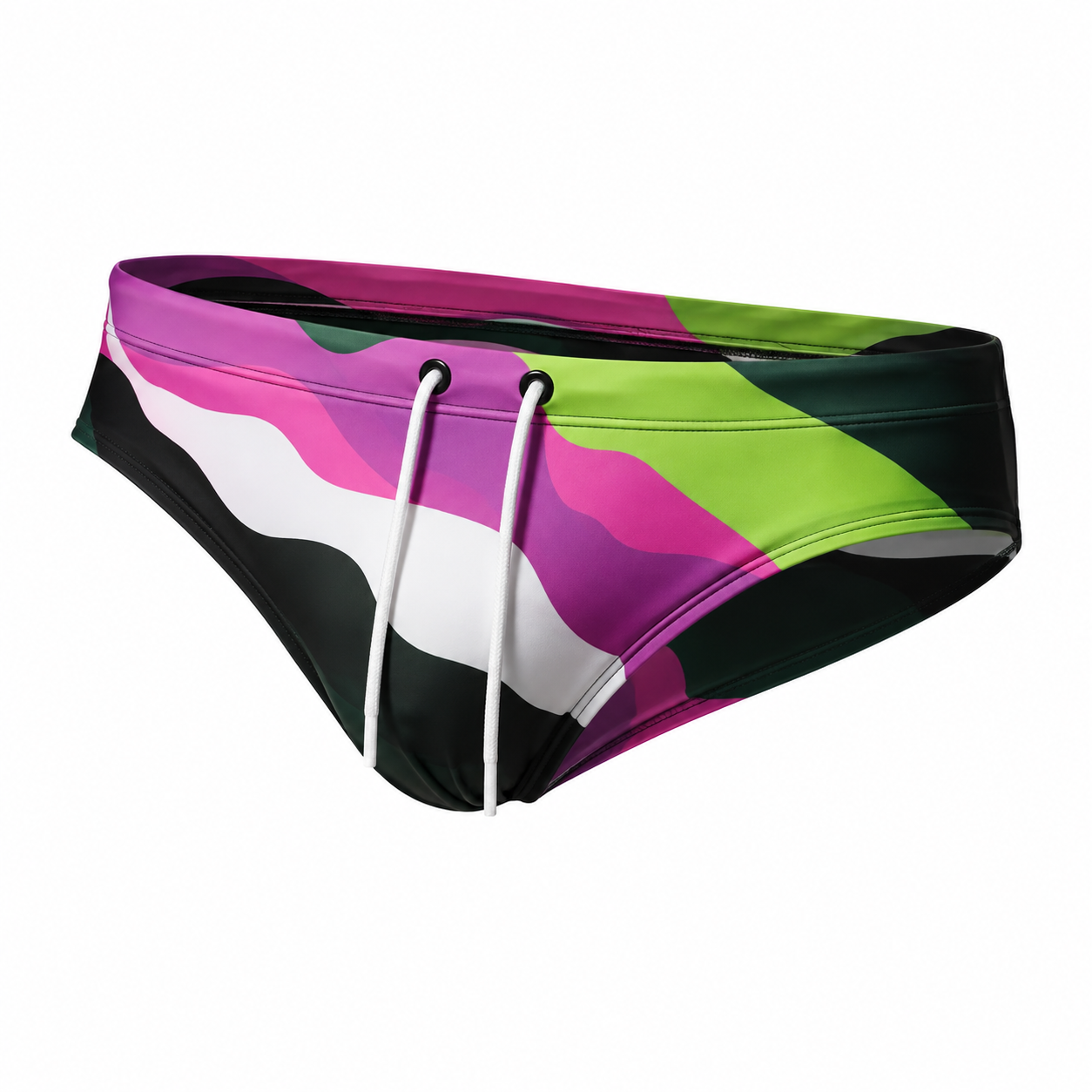 Camouflage Swim Brief – 4 Colours | M–2XL | Polyester & Spandex