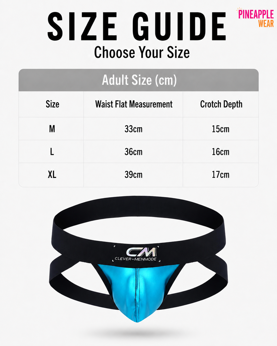 Faux Leather Jockstrap Thong – 2 Colours | M–XL | Polyester & Elastane