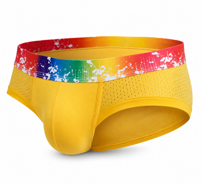 3D Pouch Mesh Brief – 5 Colours | L–3XL | Microfiber
