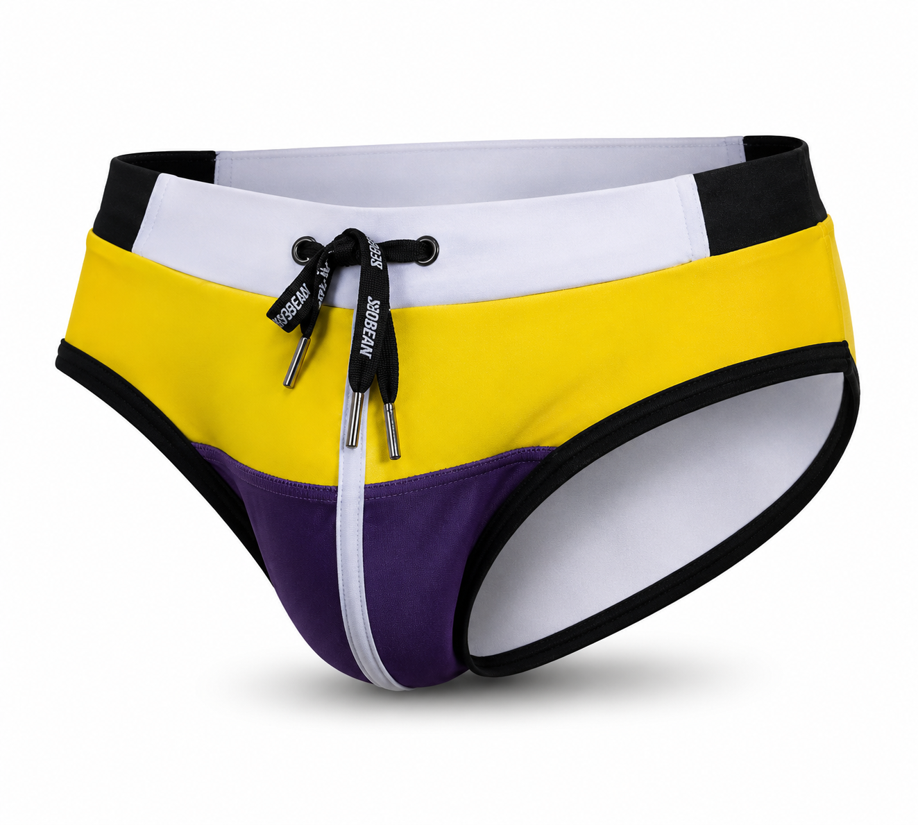 Low-Waist Swim Brief – 4 Colours | M–2XL | Cotton & Elastane