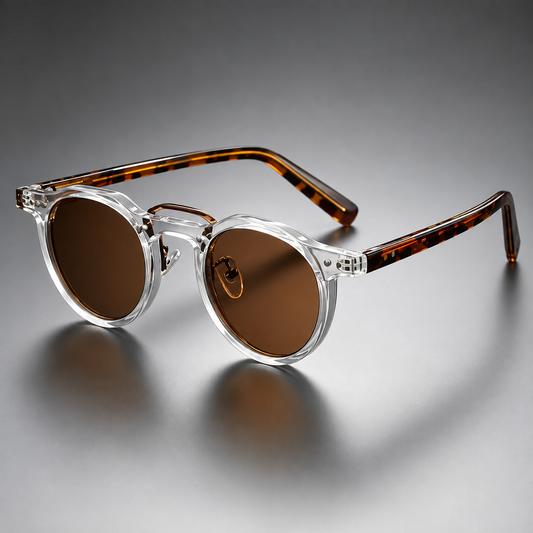 Double Beam Round Sunglasses – 5 Colours | One Size | Plastic
