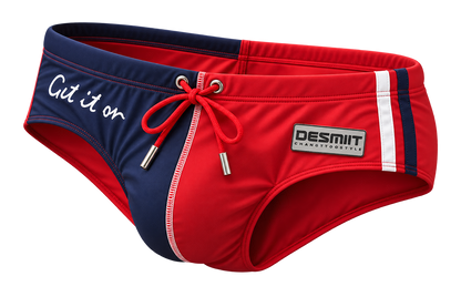 Colour Block Swim Brief – 4 Colours | M–2XL | Polyester & Elastane