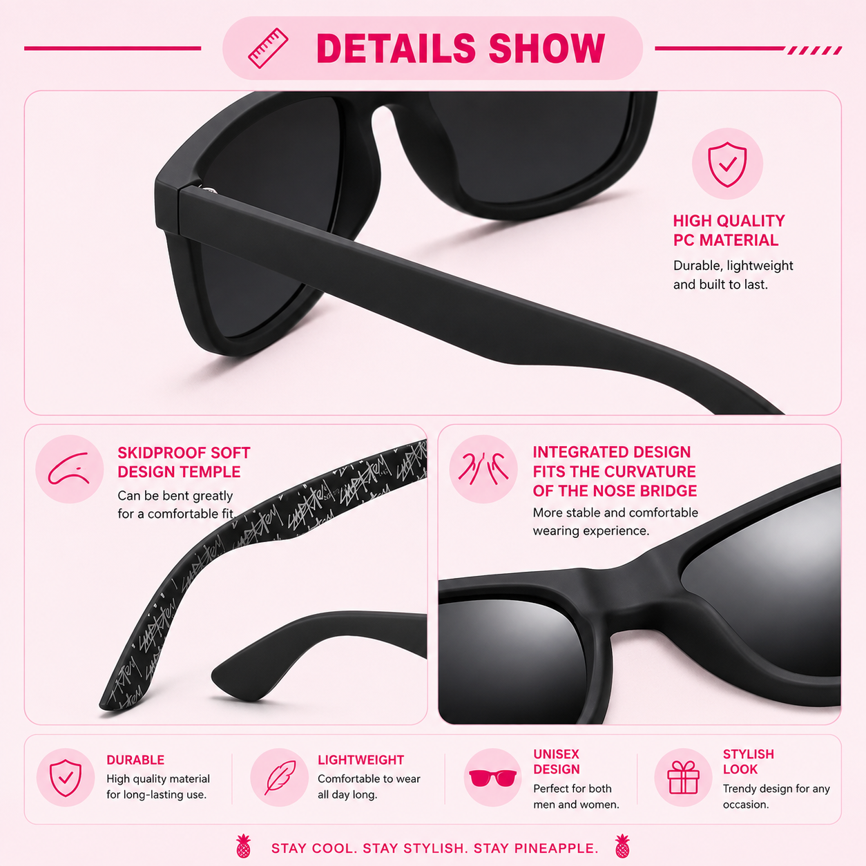 Polarised Sports Sunglasses – 9 Colours | One Size | Polycarbonate & TAC
