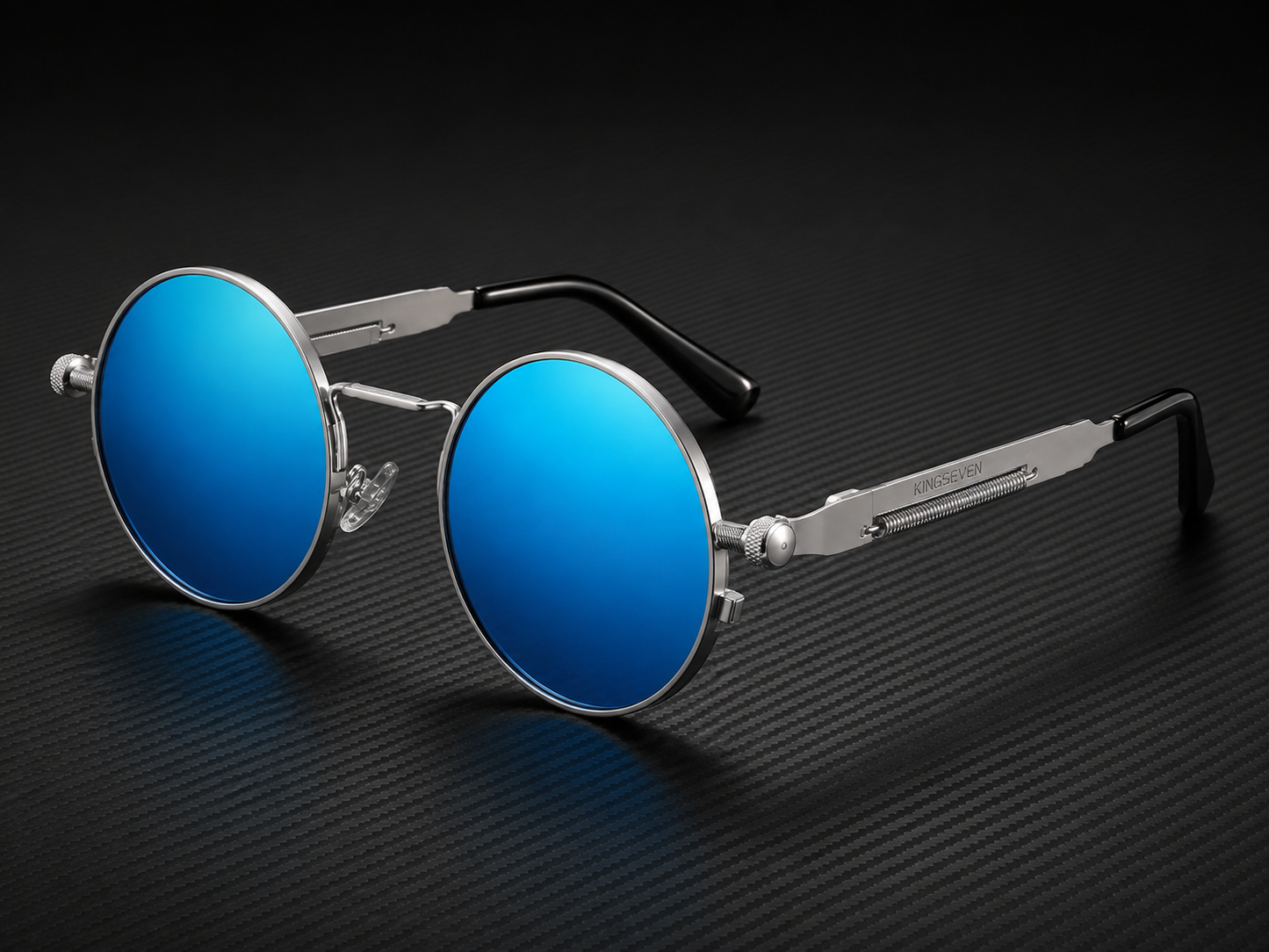 Polarised Round Punk Sunglasses – 10 Colours | One Size | Alloy & TAC